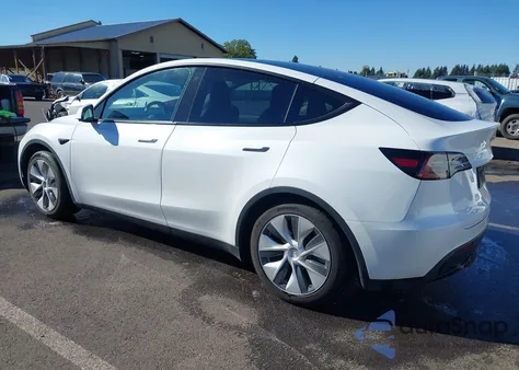 2022 Tesla Model Y Long Range Dual Motor All-Wheel Drive из США, поврежденный, VIN 7SAYGAEE0NF493375